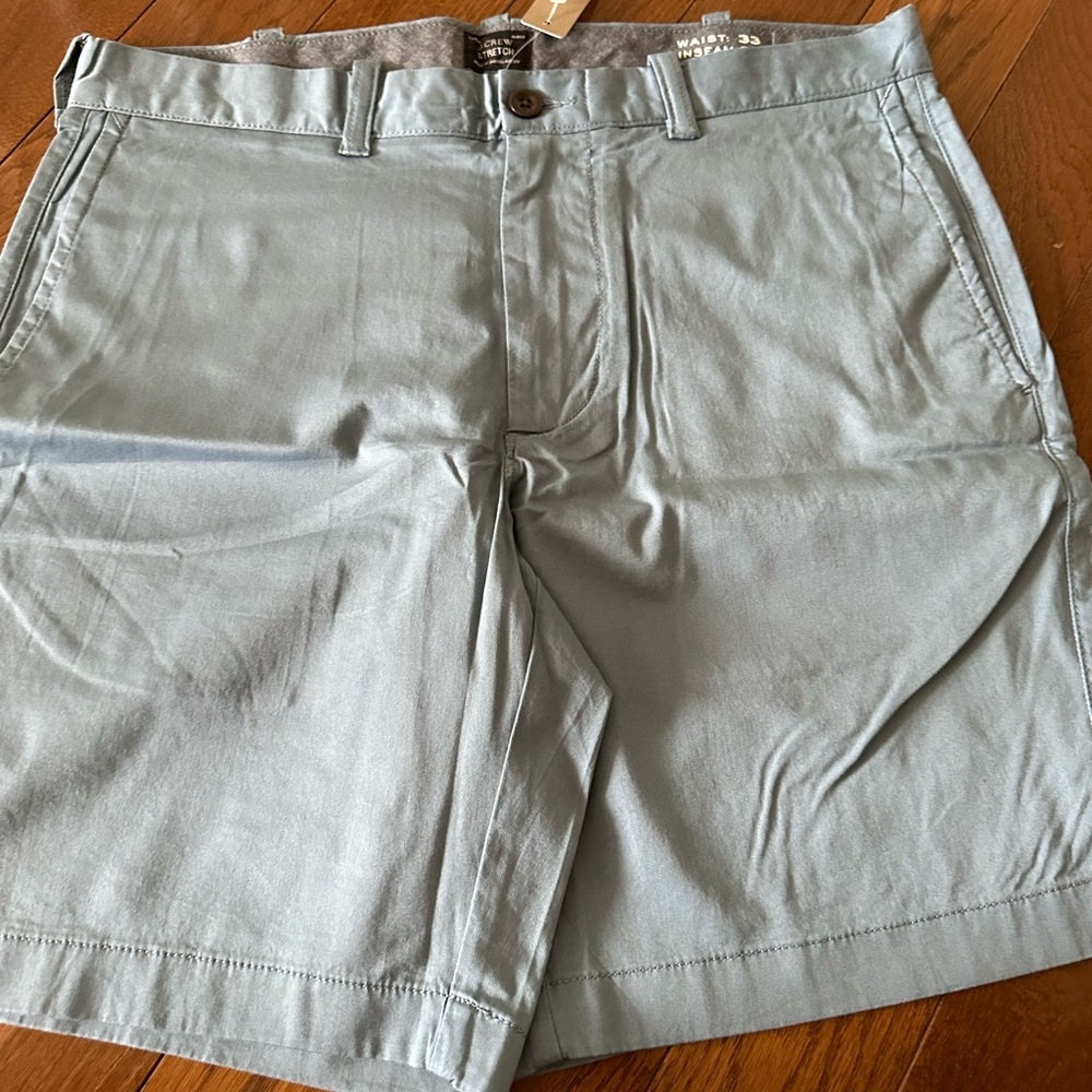 New with tags - blue/ grey chino shorts